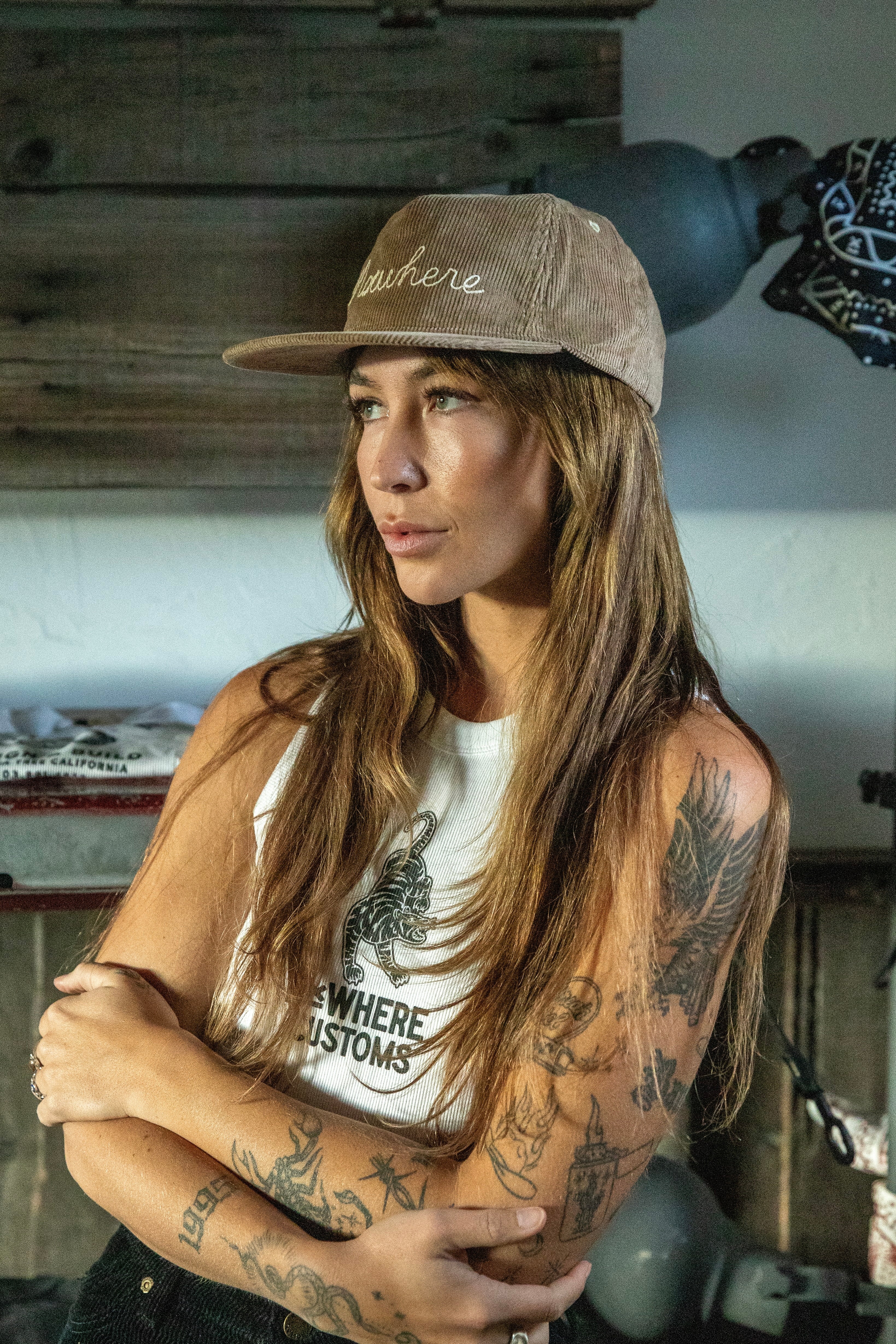 Nxwhere Threaded Corduroy Cap